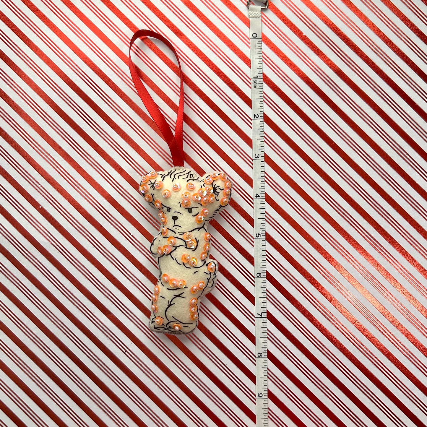 Bear Felt Ornament
