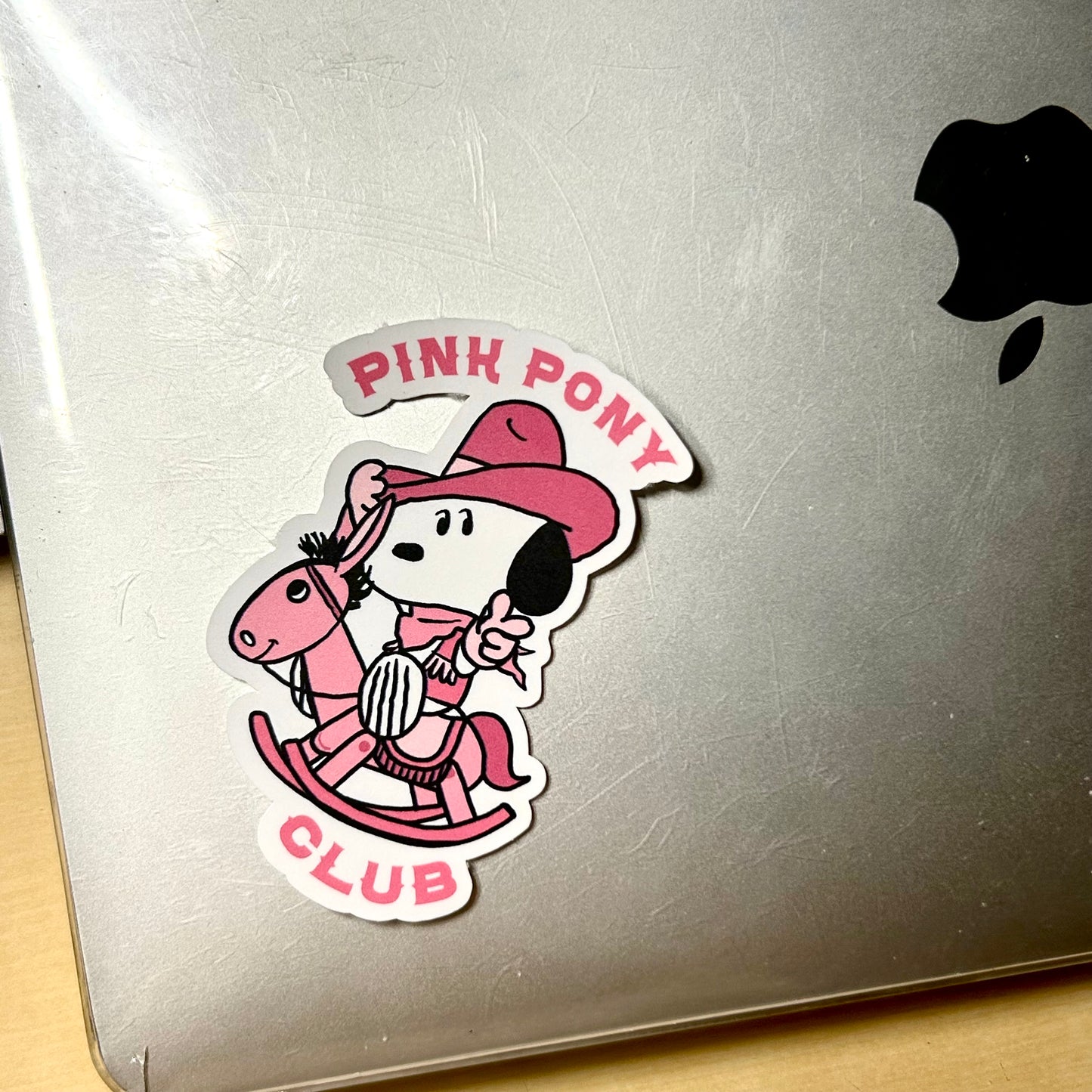 Pink Pony Snoop Sticker