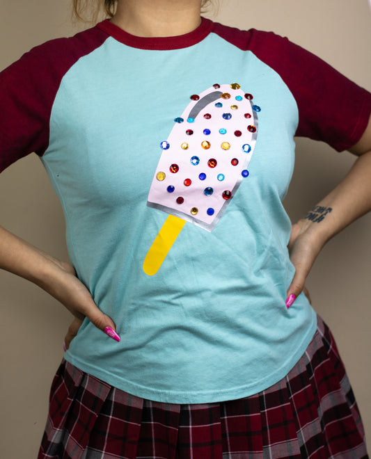 Popsicle Teal Baby Tee (Limited Edition)