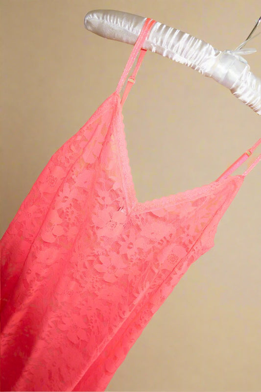 'everything is romantic' lingerie slip