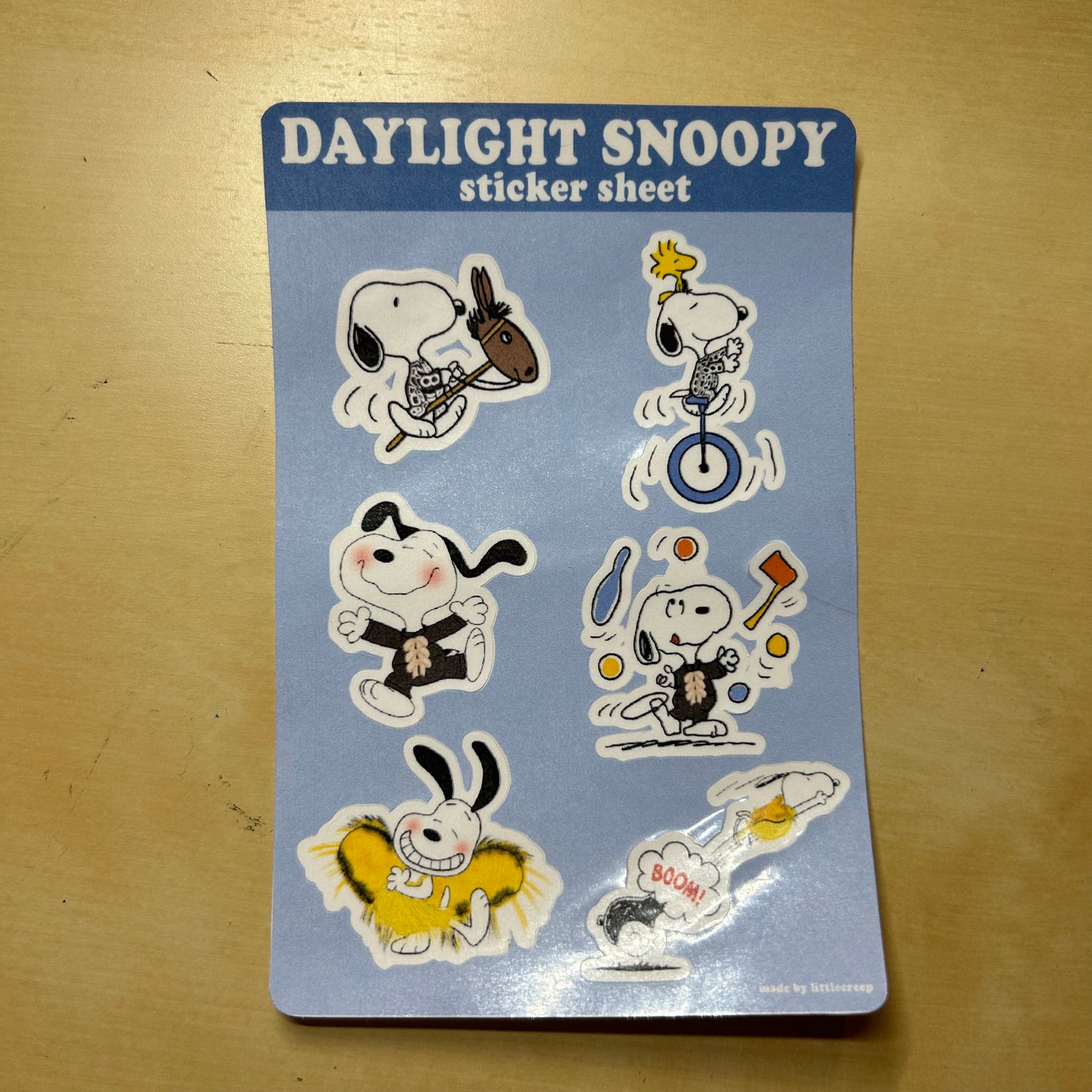 Daylight Snoopy Sticker Sheet