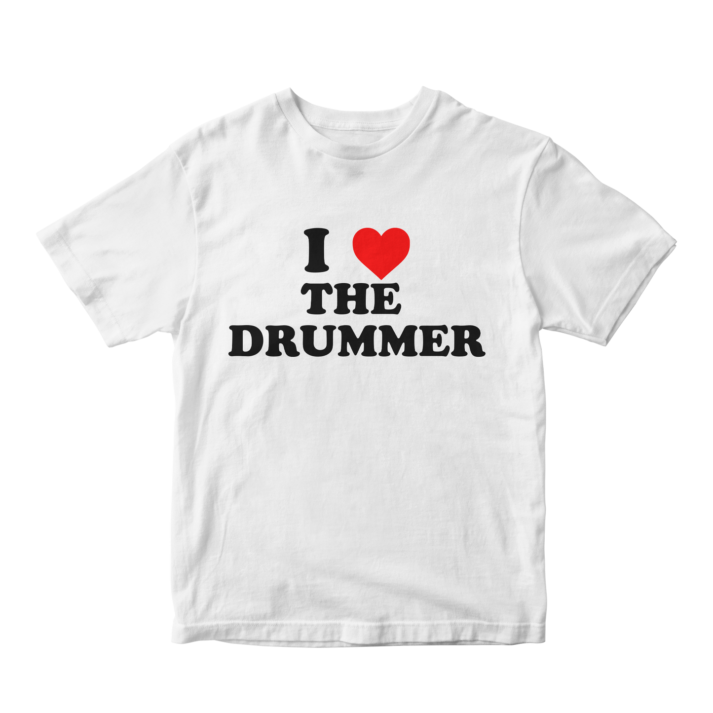 I ❤️ The Drummer Baby Tee